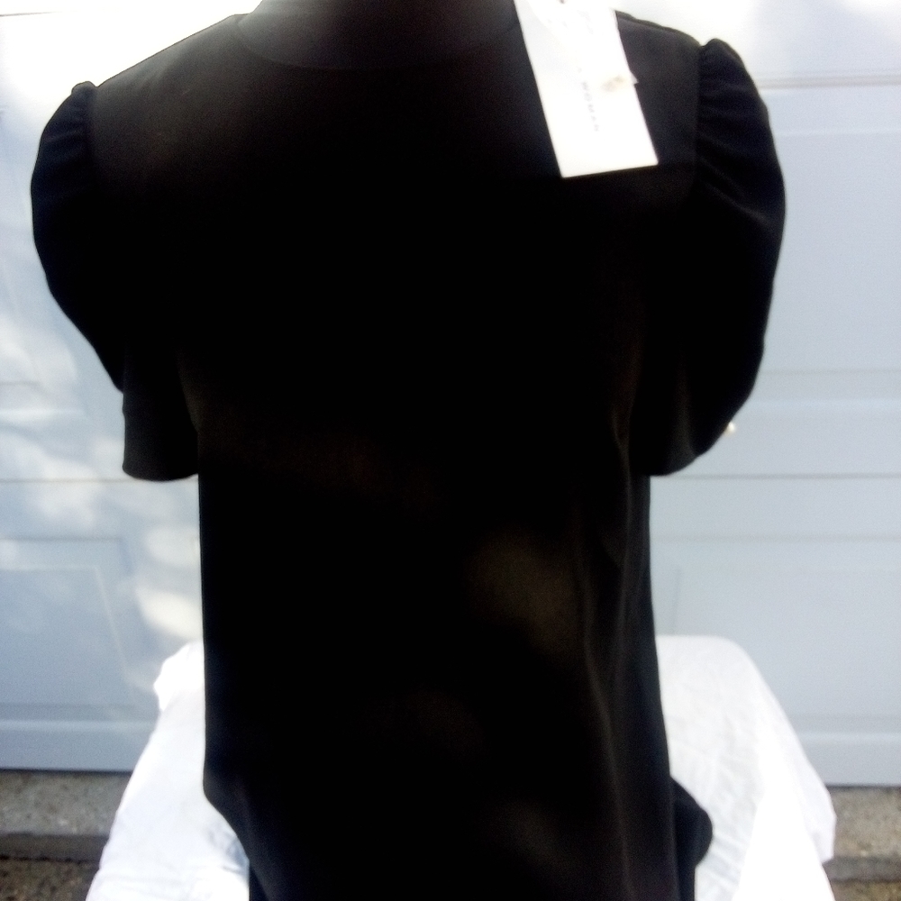 Zara woman's black size medium dress midi NWT